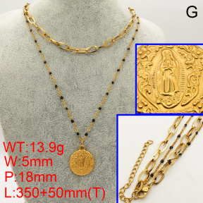 SS Necklace  FN0000877bhbl-900