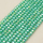 Glass Beads,Flat Bead,Faceted,Dyed,AB Emerald Green,10 strands/package,2mm,(44cm),17",about 190 pcs/strand,Hole:0.8mm,about 4.5g/strand  XBG00516vaia-L021
