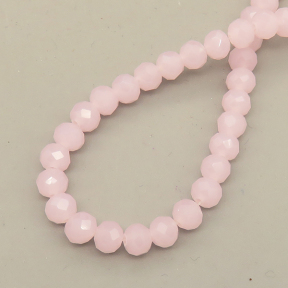 Glass Beads,Flat Bead,Faceted,Dyed,Pink,10 strands/package,2mm,(44cm),17",about 190 pcs/strand,Hole:0.8mm,about 4.5g/strand  XBG00564vaia-L021