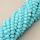 Glass Beads,Flat Bead,Faceted,Dyed,Sea Blue,10 strands/package,2mm,(44cm),17",about 190 pcs/strand,Hole:0.8mm,about 4.5g/strand  XBG00576vaia-L021