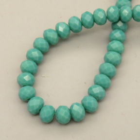 Glass Beads,Flat Bead,Faceted,Dyed,Malachite Green,10 strands/package,2mm,(44cm),17",about 190 pcs/strand,Hole:0.8mm,about 4.5g/strand  XBG00588vaia-L021