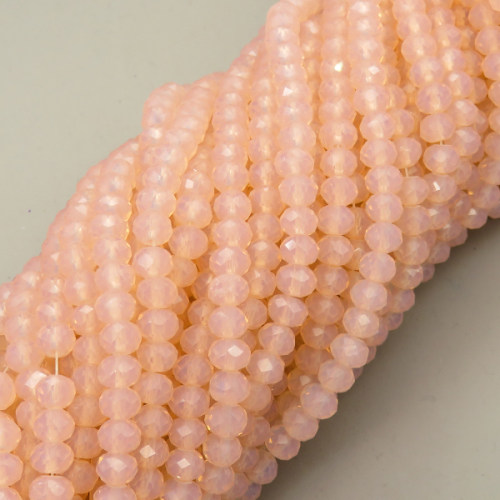 Glass Beads,Flat Bead,Faceted,Dyed,Pink,10 strands/package,2mm,(44cm),17",about 190 pcs/strand,Hole:0.8mm,about 4.5g/strand  XBG00614vaia-L021