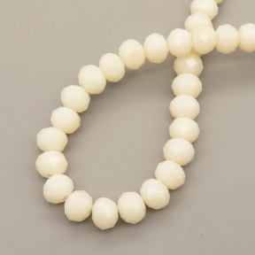 Glass Beads,Flat Bead,Faceted,Dyed,Pink White,10 strands/package,2mm,(44cm),17",about 190 pcs/strand,Hole:0.8mm,about 4.5g/strand  XBG00620vaia-L021