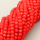Glass Beads,Flat Bead,Faceted,Dyed,Bright Red,10 strands/package,2mm,(44cm),17",about 190 pcs/strand,Hole:0.8mm,about 4.5g/strand  XBG00632vaia-L021