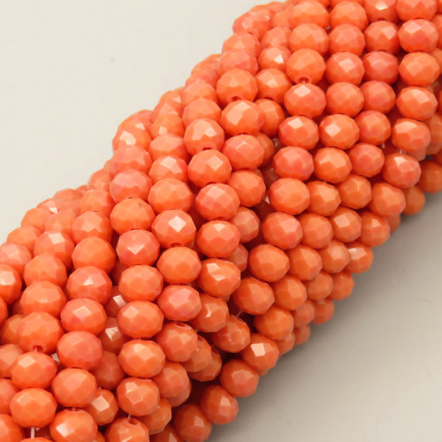 Glass Beads,Flat Bead,Faceted,Dyed,Nacarat,10 strands/package,2mm,(44cm),17",about 190 pcs/strand,Hole:0.8mm,about 4.5g/strand  XBG00646vaia-L021