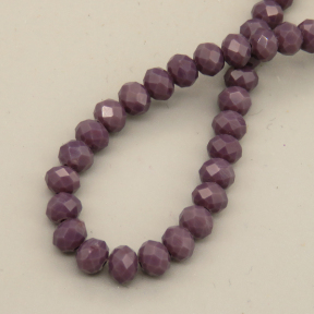 Glass Beads,Flat Bead,Faceted,Dyed,Purple,10 strands/package,2mm,(44cm),17",about 190 pcs/strand,Hole:0.8mm,about 4.5g/strand  XBG00658vaia-L021