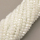 Glass Beads,Flat Bead,Faceted,Dyed,AB Porcelain White,10 strands/package,2mm,(44cm),17",about 190 pcs/strand,Hole:0.8mm,about 4.5g/strand  XBG00684vaia-L021
