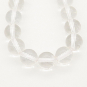 Natural Crystal,Round,Clear White,6mm,Hole:0.8mm,about  63 pcs/strand,about 22 g/strand,5 strands/package,15"(38cm),XBGB00085ahjb-L001