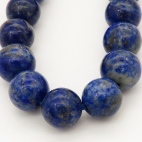 Natural Lapis Lazuli,Round,Royal blue,Dyed,6mm,Hole:0.8mm,about  63 pcs/strand,about 22 g/strand,5 strands/package,15"(38cm),XBGB00088bhia-L001