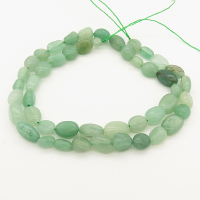 Natural Green Aventurine,Irregular shape,Green,6*8*9mm~10*11*12mm,Hole:0.8mm,about 47pcs/strand,about 22g/strand,5 strands/package,16"(40cm),XBGB00219bbov-L001
