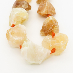 Natural Citrine,Irregular Nuggets,Brownish yellow,14~38mm,Hole: 2mm,about 16pcs/strand,about 170 g/strand,2 strands/package,16"(42cm),XBGB00269aija-L001