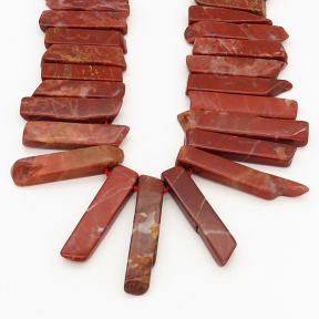 Natural Blood stone,Nuggets,Brick red,8x25~12x53mm,Hole: 2mm,about 38pcs/strand,about 225 g/strand,2 strands/package,15"(38cm),XBGB00325vila-L001