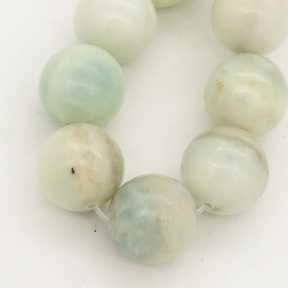 Natural Sunstone,Round,Light green milky white,6mm,Hole: 0..8mm,about 63pcs/strand,about 22 g/strand,2 strands/package,15"(38cm),XBGB00466aijb-L001