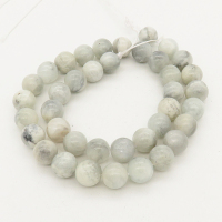 Natural Moon stone,Round,Gray,10mm,Hole: 1mm,about 39pcs/strand,about 55 g/strand,2 strands/package,15"(38cm),XBGB00476vabmb-L001