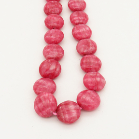 Natural 
Rhodochrosite,Flat Round,Rose Red,7x14mm,Hole: 1mm,about 30pcs/strand,about 60 g/strand,2 strands/package,16"(42cm),XBGB00519vabkb-L001