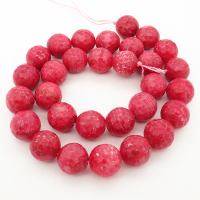 Natural 
Rhodochrosite,Round,Faceted,Rose Red,14mm,Hole: 1mm,about 30pcs/strand,about 105 g/strand,2 strands/package,16"(42cm),XBGB00525vabkb-L001