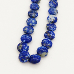 Natural Lapis Lazuli ,Flat Round,Dyed,Royal blue,12mm,Hole: 1mm,about 32pcs/strand,about 45 g/strand,2 strands/package,15"(38cm),XBGB00540vablb-L001