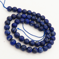 Natural Lapis Lazuli,Round,Dyed,Royal blue,8mm,Hole: 1mm,about 52pcs/strand,about 40 g/strand,2 strands/package,15"(38cm),XBGB00552vhmv-L001