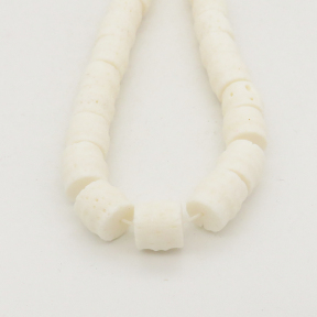 Natural White Coral,Column,White,9x10mm,Hole: 1mm,about 45pcs/strand,about 70 g/strand,2 strands/package,16"(42cm),XBGB00573vabho-L001