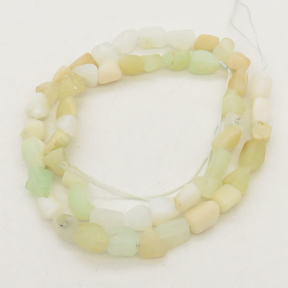 Natural Opal,Irregular Nuggets,Light green milky white,5x7~6x7mm,Hole: 1mm,about 50pcs/strand,about 15 g/strand,5 strands/package,15"(38cm),XBGB00629bhva-L001