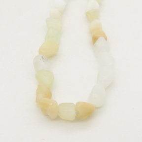 Natural Opal,Irregular Nuggets,Light green milky white,5x7~6x7mm,Hole: 1mm,about 50pcs/strand,about 15 g/strand,5 strands/package,15"(38cm),XBGB00629bhva-L001