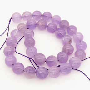 Natural Amethyst,Round,Purple,12mm,Hole:1mm,about 33 pcs/strand,about 80 g/strand,2 strands/package,15"(39cm),XBGB00734vabmb-L001