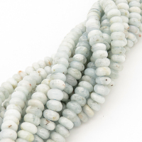 Natural Aquamarine,Abacus beads,Light blue,3x6mm,Hole:0.8~1,about 124 pcs/strand,about 25 g/strand,2 strands/package,16"(40cm),XBGB00842aahl-L001