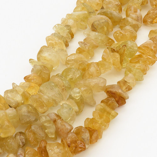 Natural Citrine,Irregular shape,Brownish yellow,8x12~12x26mm,Hole:1mm,about 62 pcs/strand,about 130 g/strand,5 strands/package,16"(40cm),XBGB01004vabhl-L001