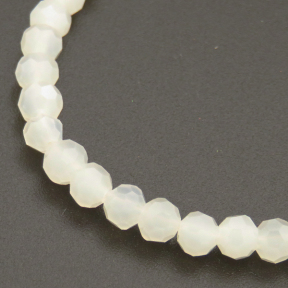 Imitation Jade Glass Beads,Round,Faceted,translucent,4*4mm,Hole:0.8mm,about 90pcs/strand,about 8g/strand,10 strands/package,14",(36cm),XBG00226vaia-L004