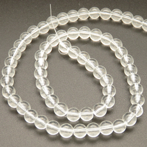 Normal Glass Beads,Round,White,10mm,Hole:1mm,about 42pcs/strand,about 54g/strand,10 strands/package,15",(38cm),XBG00329baka-L004