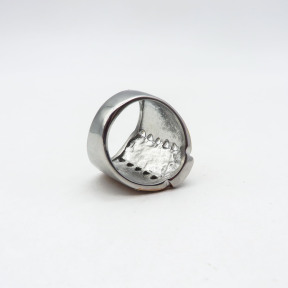 316L Stainless Steel and Zirconia Tough Ring,Vacuum Plating,Size 7,about 10g/pc,1 pc/package,HHP00522aivb-360