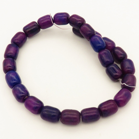 Imitation Sugilite,Drum bead,Dyed,Purple,12*16mm,Hole:0.8mm,about 25pcs/strand,about 101g/strand,5 strands/package,15"(38cm),XBGB02936vhov-L001