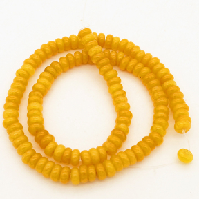 Imitation beeswax,Abacus bead,Dyed,Golden,4*12mm,Hole:0.8mm,about 90pcs/strand,about 103g/strand,5 strands/package,15"(38cm),XBGB02951ahlv-L001