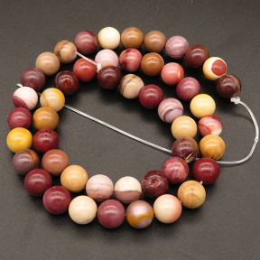 Natural Mookaite,Round,Mixed color,8mm,Hole:1mm,about 48pcs/strand,about 36g/strand,5 strands/package,15"(38cm),XBGB03277bbpl-L001