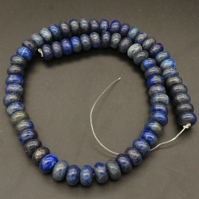 Natural Lapis Lazuli,Abacus beads,Royal blue,6*10mm,Hole:0.8mm,about 63pcs/strand,about 70g/strand,5 strands/package,15"(38cm),XBGB03292vhov-L001