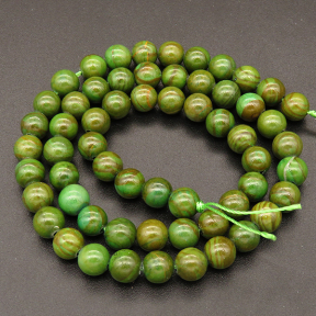 Natural Mixed Stone,Round,Dyed,Grass green,10mm,Hole:1mm,about 38pcs/strand,about 55g/strand,5 strands/package,15"(38cm),XBGB03342vbnb-L001