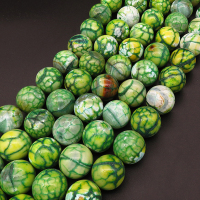 Natural Agate,Fire Agate,Round,Dyed,Grass green,20mm,Hole:1.5mm,about 19pcs/strand,about 200g/strand,5 strands/package,15"(38cm),XBGB03495aiov-L001
