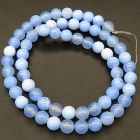 Natural Agate,Round,Dyed,Blue,4mm,Hole:0.5mm,about 90pcs/strand,about 9g/strand,5 strands/package,15"(38cm),XBGB03684ablb-L001
