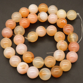 Natural Agate,Round,Dyed,Brown and pink,4mm,Hole:0.5mm,about 90pcs/strand,about 9g/strand,5 strands/package,15"(38cm),XBGB03699ablb-L001