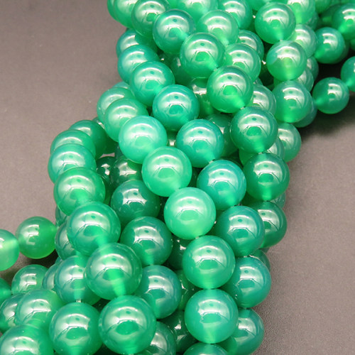 Natural Agate,Round,Dyed,Light green,4mm,Hole:0.5mm,about 90pcs/strand,about 9g/strand,5 strands/package,15"(38cm),XBGB03720ablb-L001