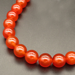 Natural Agate,Round,Dyed,Orange red,4mm,Hole:0.5mm,about 90pcs/strand,about 9g/strand,5 strands/package,15"(38cm),XBGB03723ablb-L001
