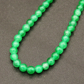 Natural Alabaster,Round,Dyed,Green,2mm,Hole:0.4mm,about 190pcs/strand,about 3g/strand,5 strands/package,15"(38cm),XBGB03891vbmb-L001