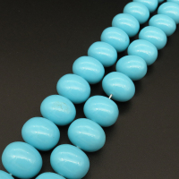 Shell Pearl Beads,Egg shape,Dyed,Sea blue,14*13*18mm,Hole:1.5mm,about 27pcs/strand,about 140g/strand,5 strands/package,16"(40cm),XBSP00314hobb-L001