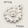304 Stainless Steel Pendant & Charms,Sunflower,Polished,True color,20mm,about 1.5g/pc,5 pcs/package,PP4000067aahl-900