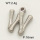 304 Stainless Steel Pendant & Charms,The letter W,Polished,True color,16mm,about 3.6g/pc,5 pcs/package,PP4000117aahi-900