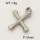 304 Stainless Steel Pendant & Charms,The letter X,Polished,True color,15mm,about 3.1g/pc,5 pcs/package,PP4000119aahi-900