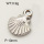 304 Stainless Steel Pendant & Charms,Shell,Polished,True color,10mm,about 1.1g/pc,5 pcs/package,PP4000175aahl-900