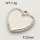304 Stainless Steel Pendant & Charms,Heart,Hand polished,True color,22mm,about 1.2g/pc,5 pcs/package,PP4000177vaia-900
