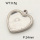 304 Stainless Steel Pendant & Charms,Heart,Polished,True color,24mm,about 3.0g/pc,5 pcs/package,PP4000185aahj-900