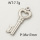 304 Stainless Steel Pendant & Charms,Heart key,Polished,True color,17x35mm,about 3.5g/pc,5 pcs/package,PP4000200aahl-900